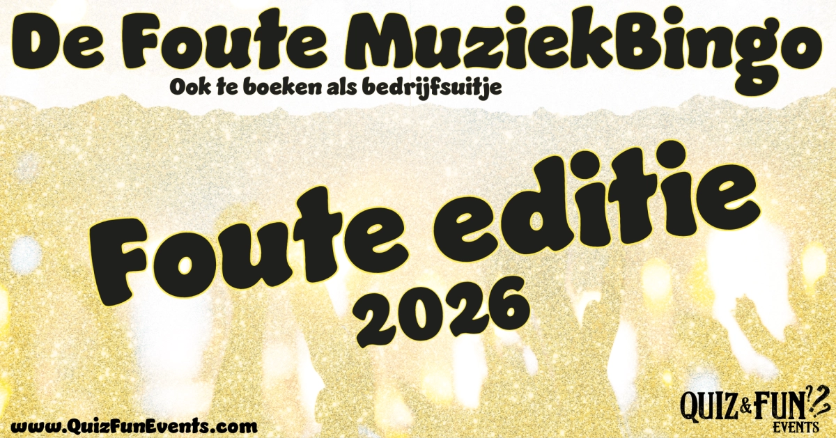 Foute muziekbingo - Huize Maas